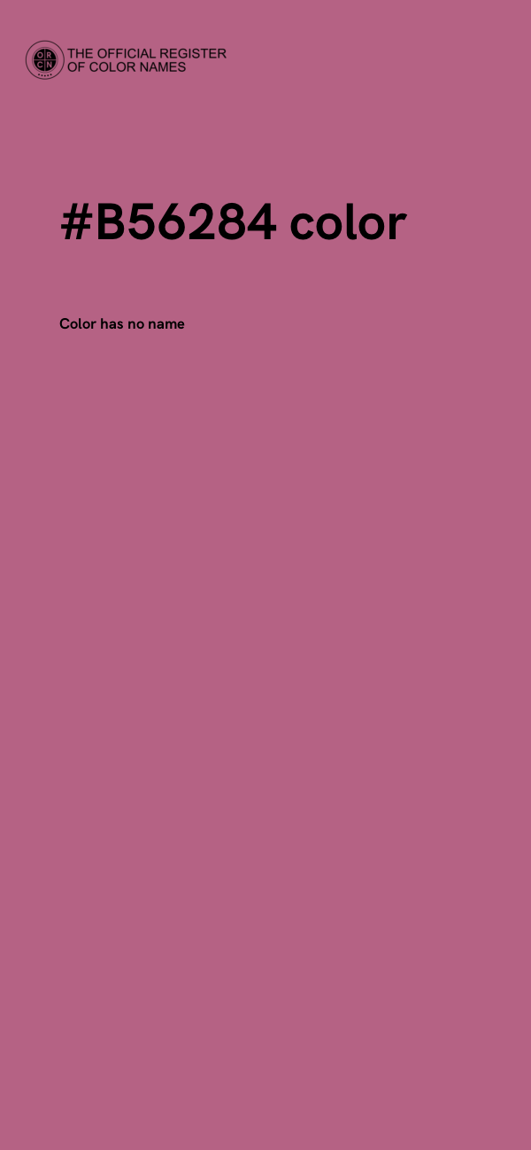 #B56284 color image