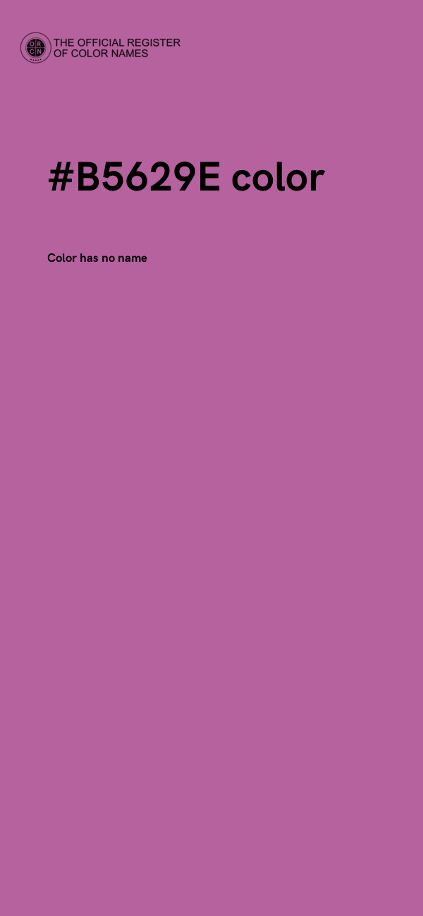 #B5629E color image