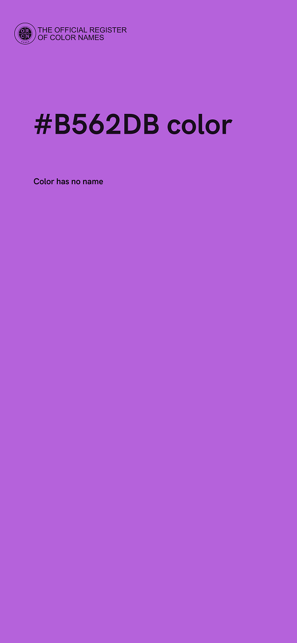 #B562DB color image