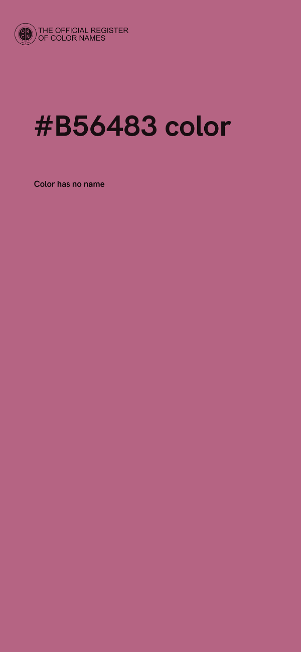 #B56483 color image