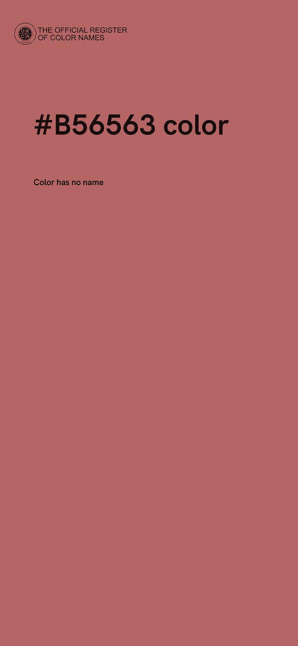 #B56563 color image
