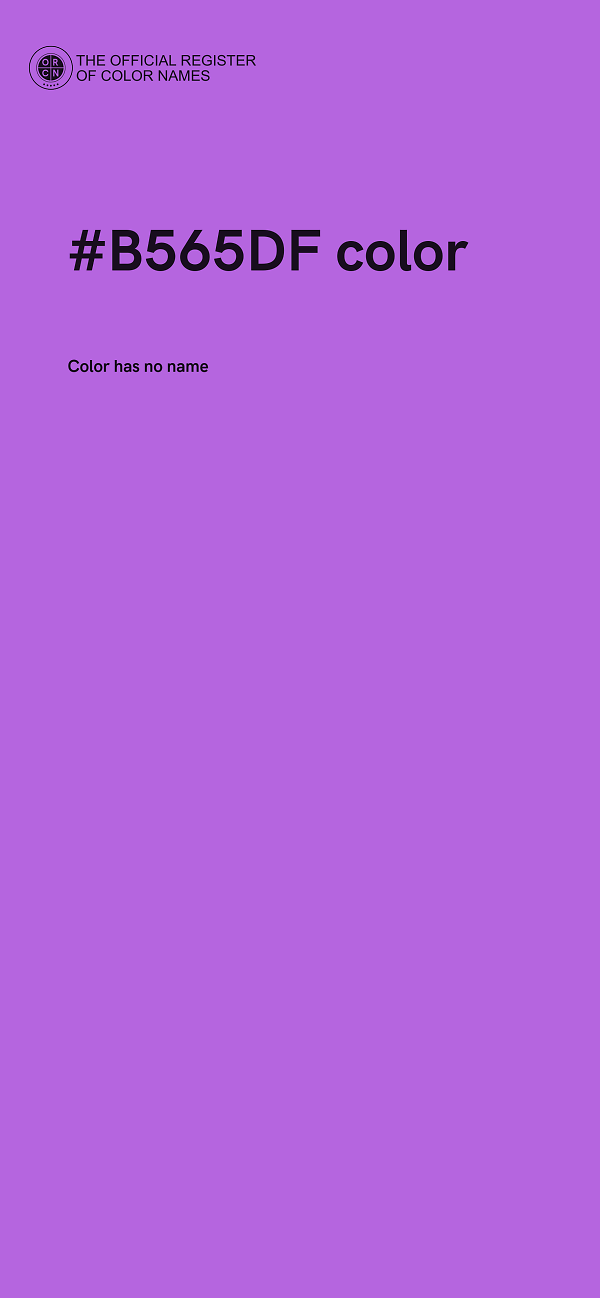 #B565DF color image