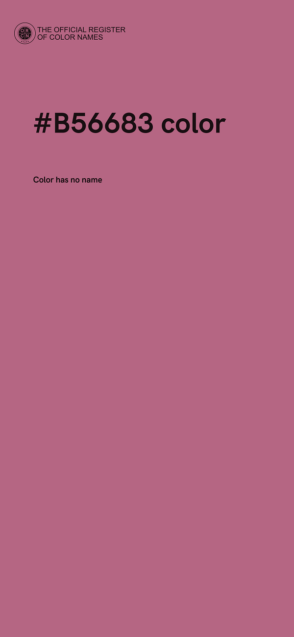 #B56683 color image