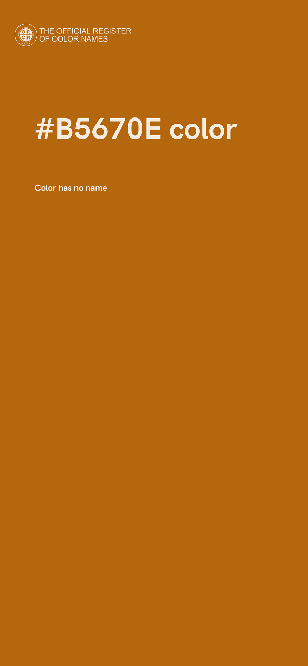 #B5670E color image