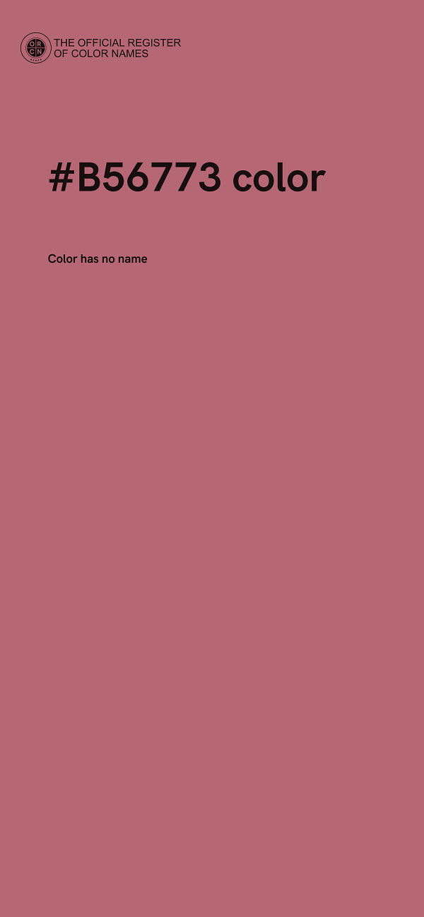 #B56773 color image