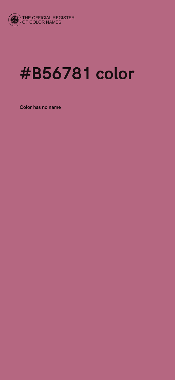 #B56781 color image