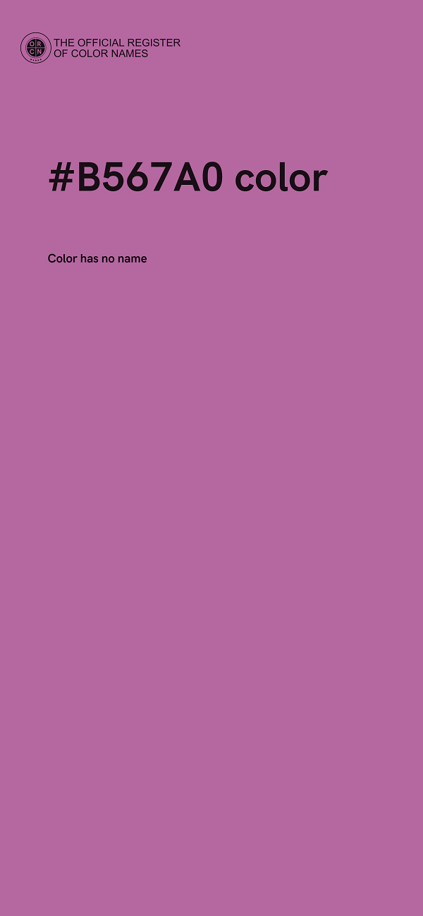 #B567A0 color image
