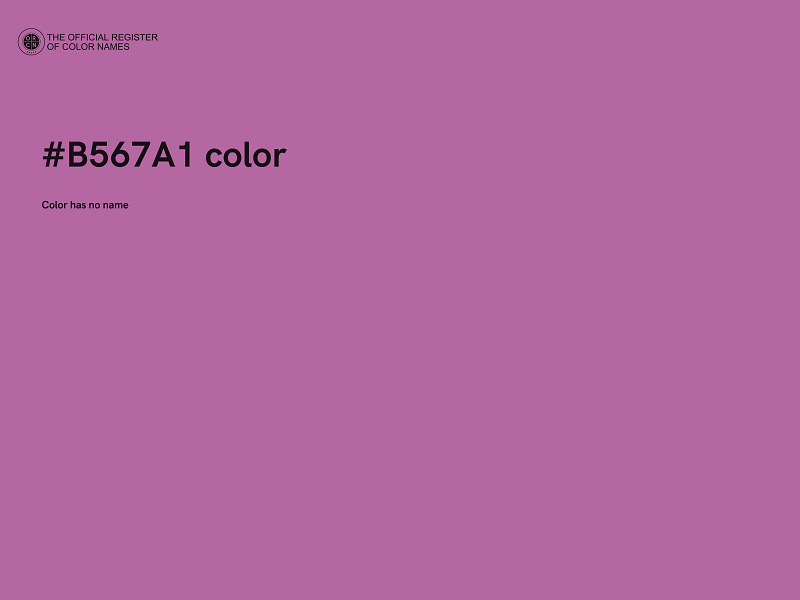 #B567A1 color image
