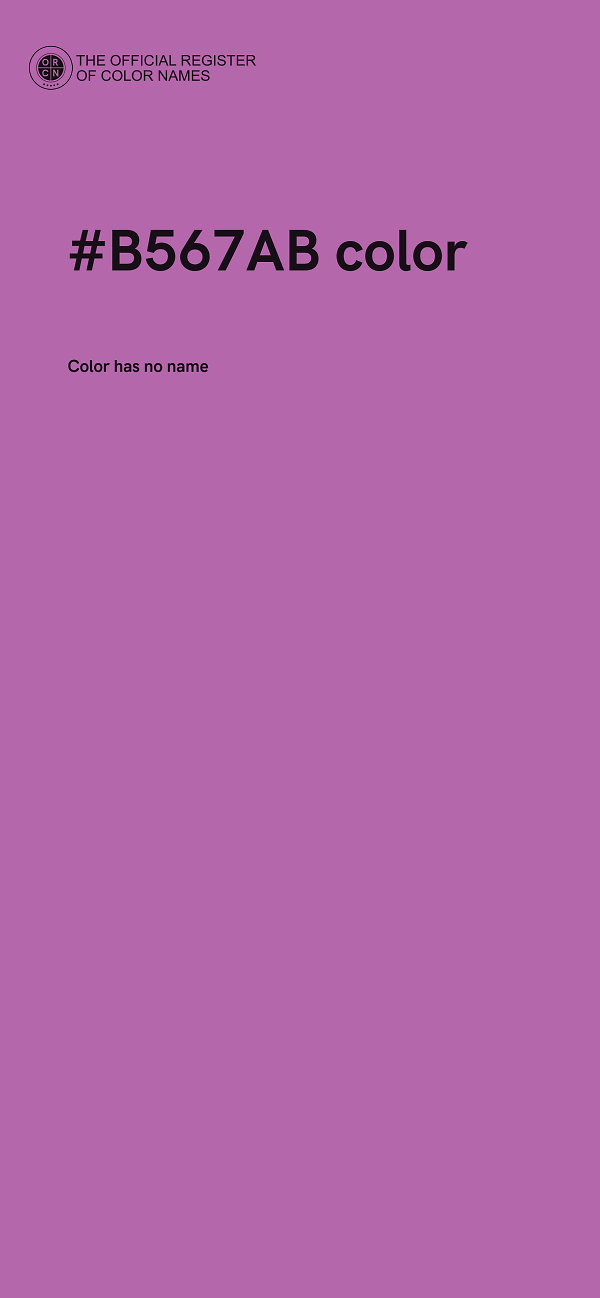 #B567AB color image