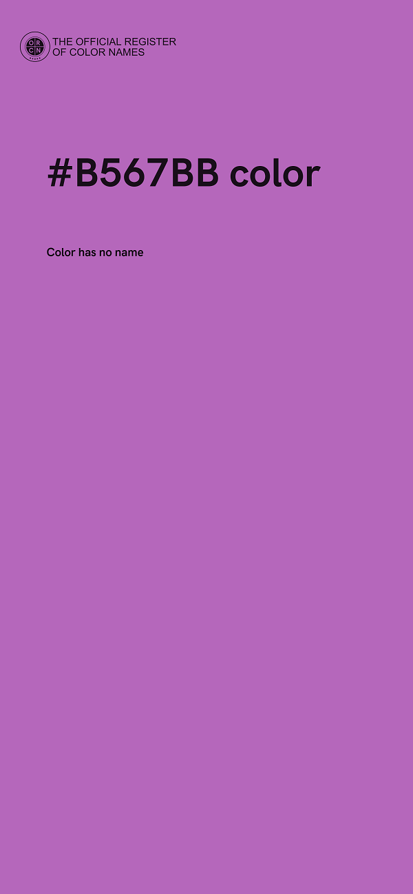 #B567BB color image