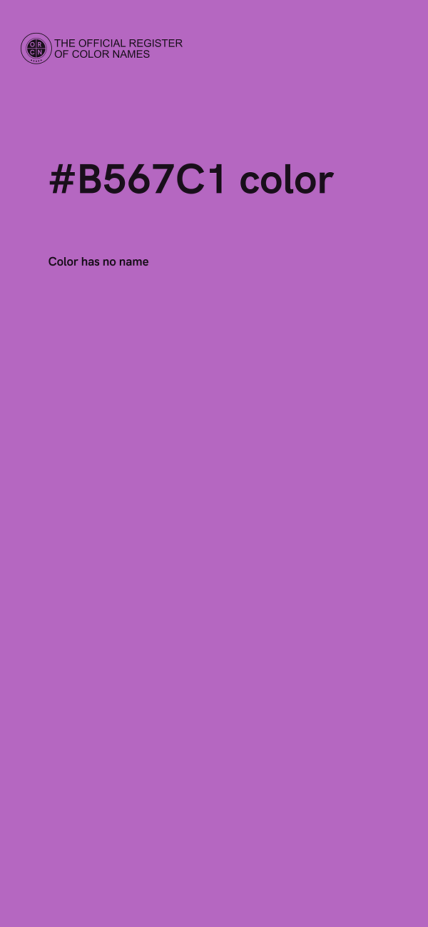 #B567C1 color image