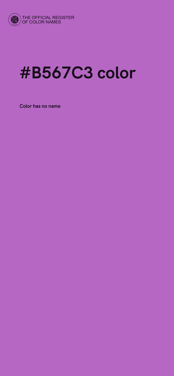 #B567C3 color image