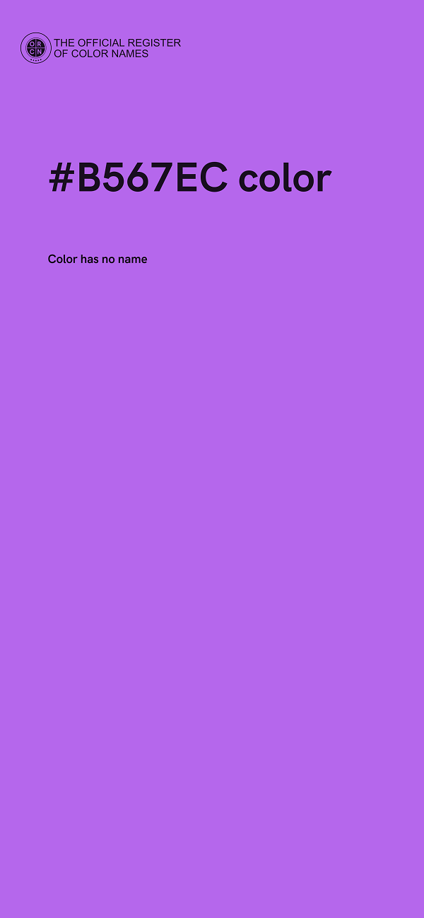 #B567EC color image