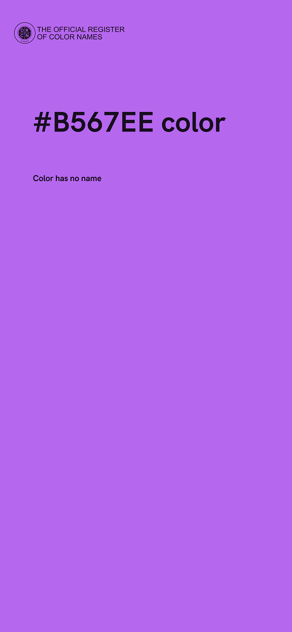#B567EE color image