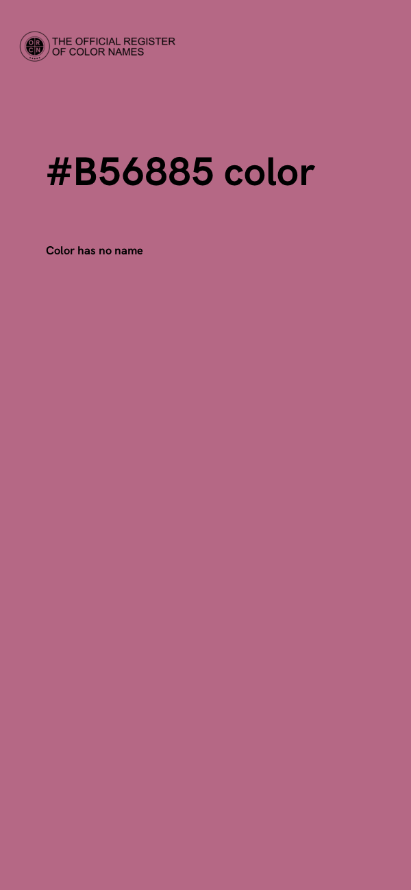 #B56885 color image