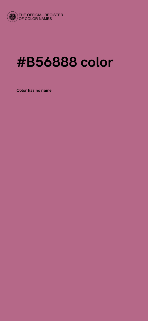 #B56888 color image