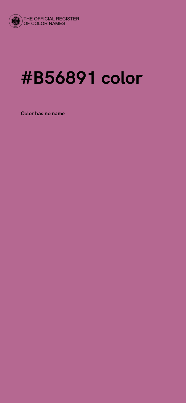 #B56891 color image