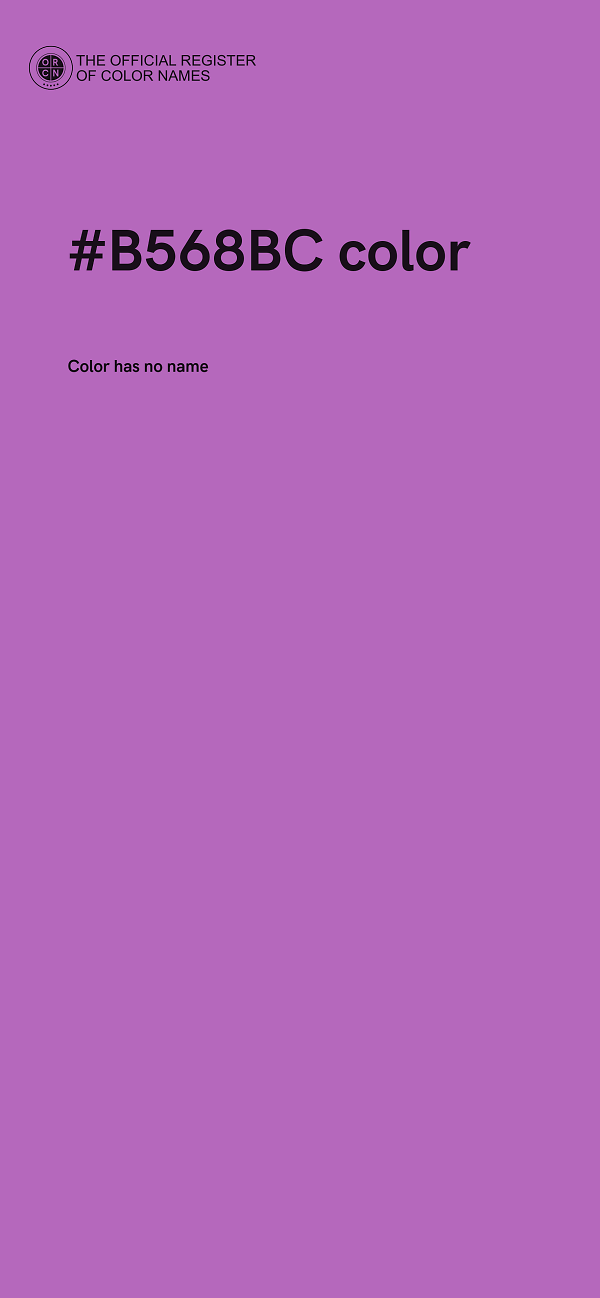 #B568BC color image