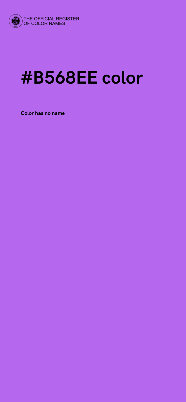 #B568EE color image