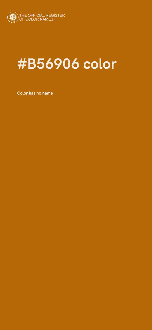 #B56906 color image