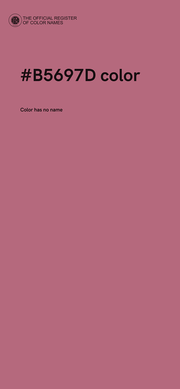 #B5697D color image