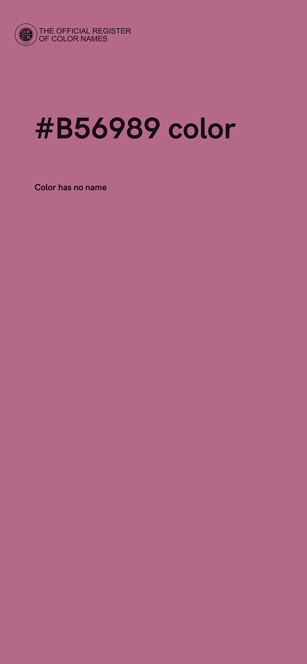 #B56989 color image