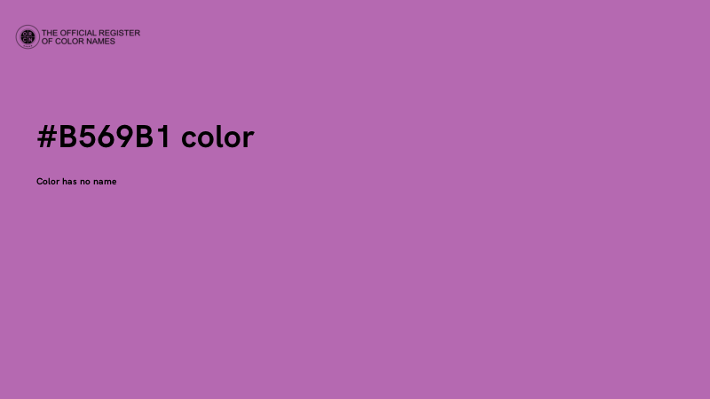 #B569B1 color image