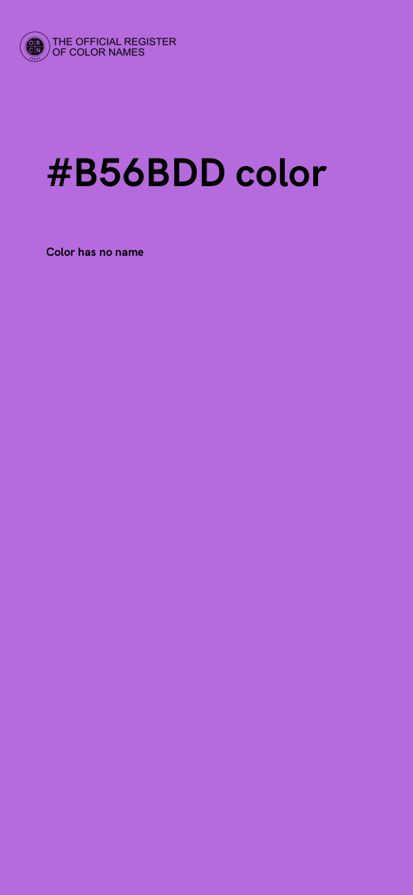 #B56BDD color image