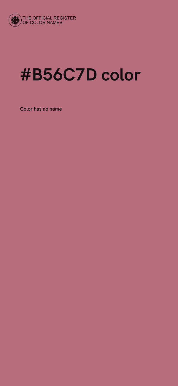 #B56C7D color image