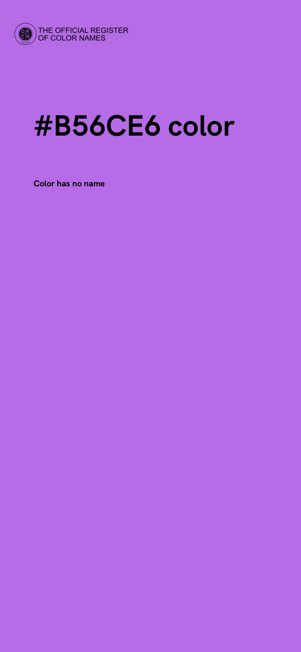 #B56CE6 color image