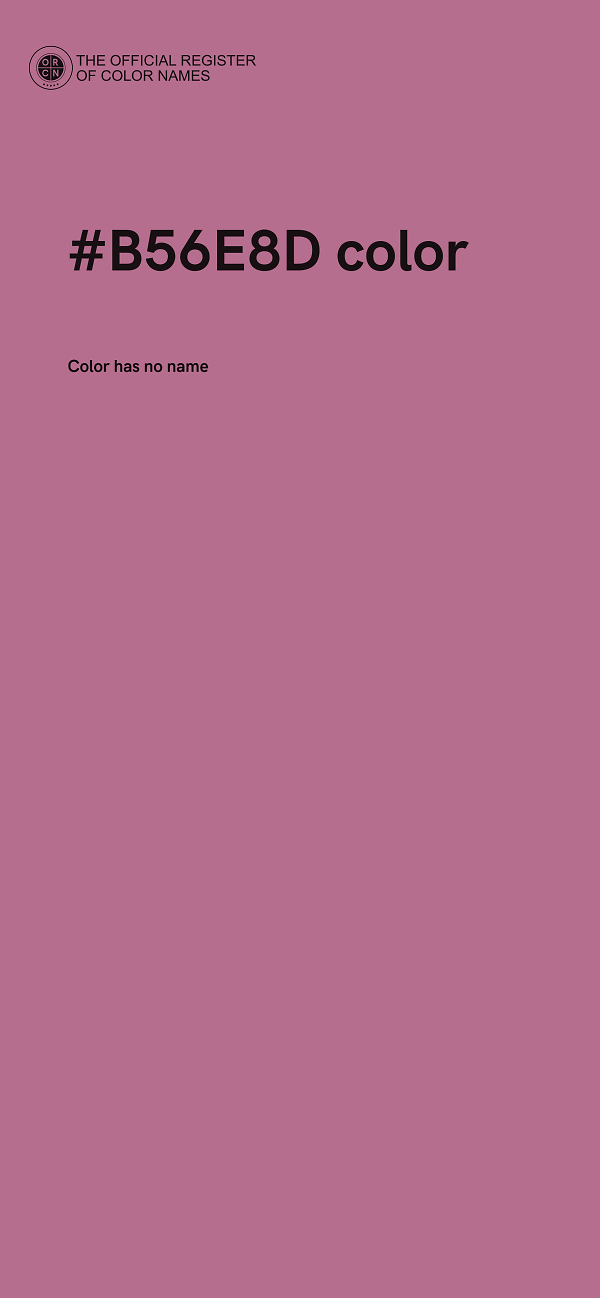 #B56E8D color image