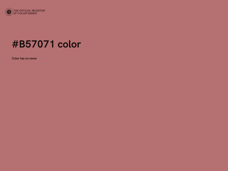 #B57071 color image