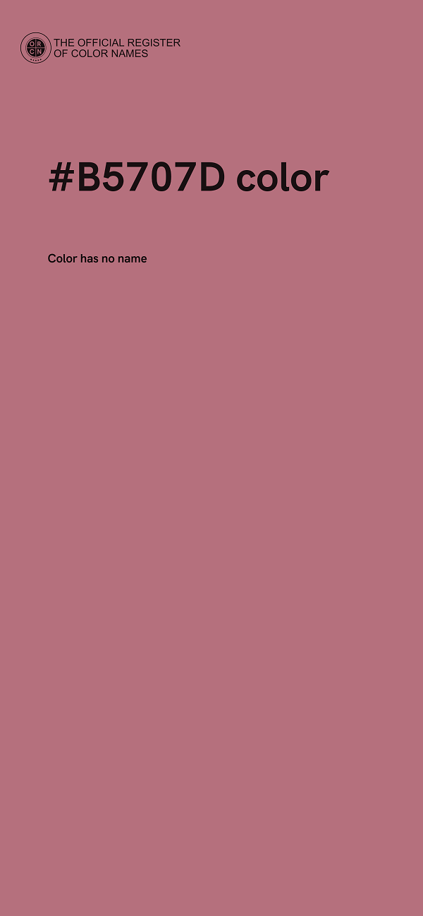 #B5707D color image