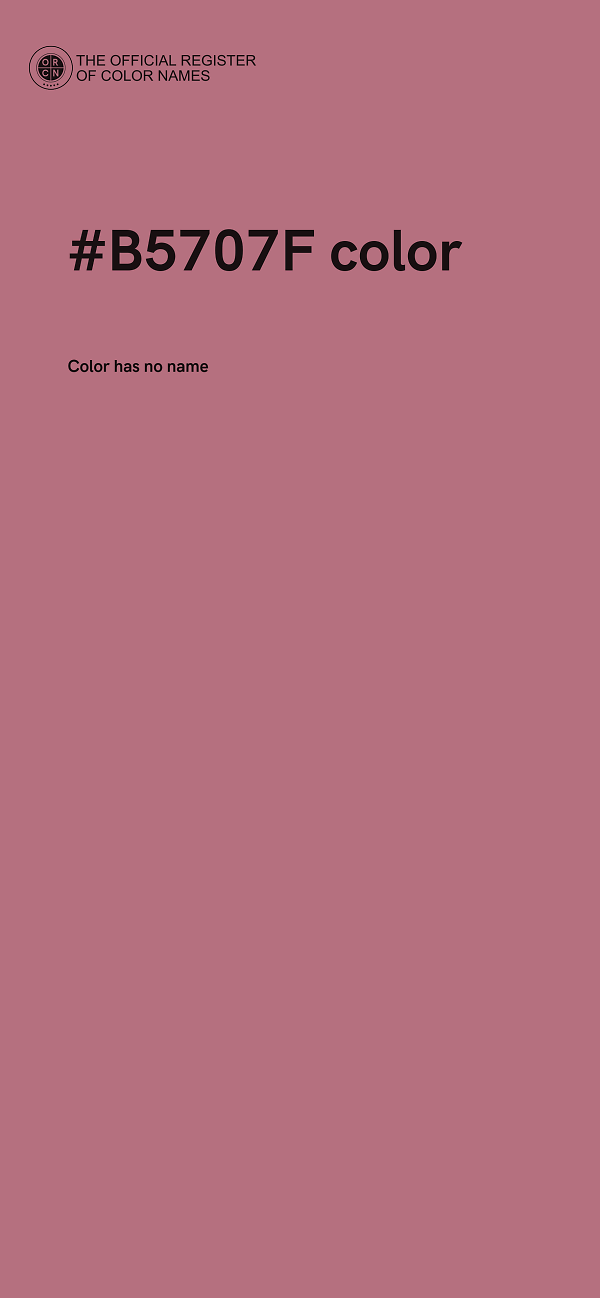 #B5707F color image