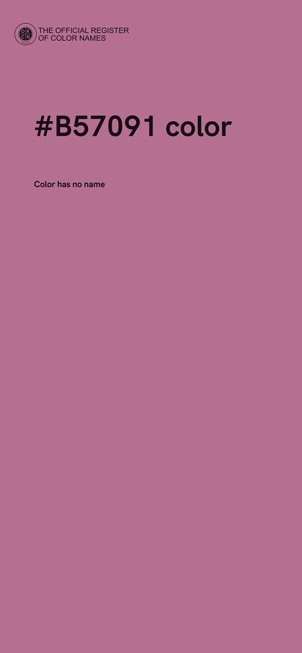 #B57091 color image