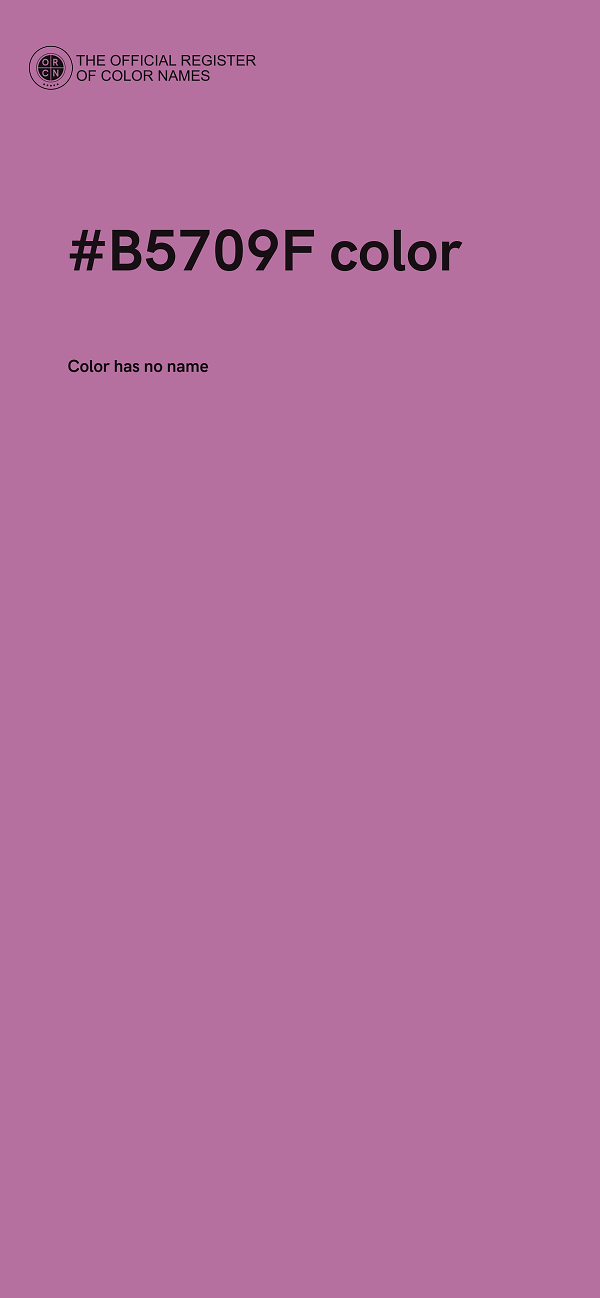 #B5709F color image