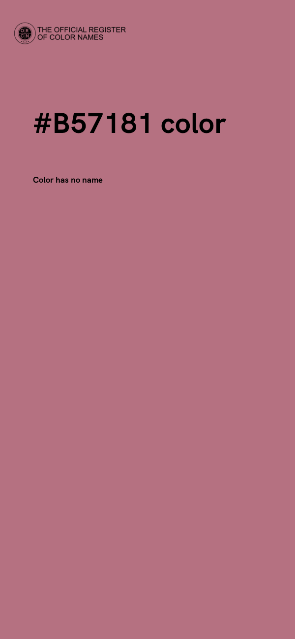 #B57181 color image