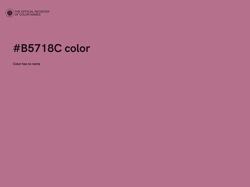#B5718C color image