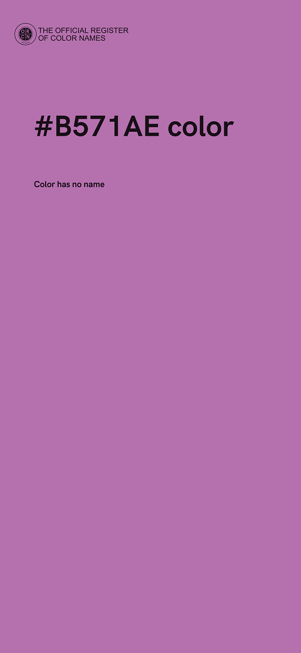 #B571AE color image