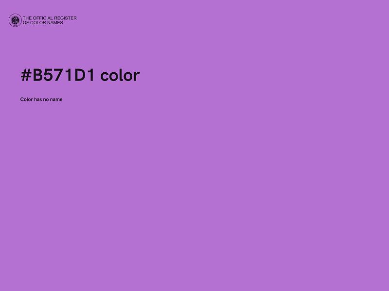 #B571D1 color image
