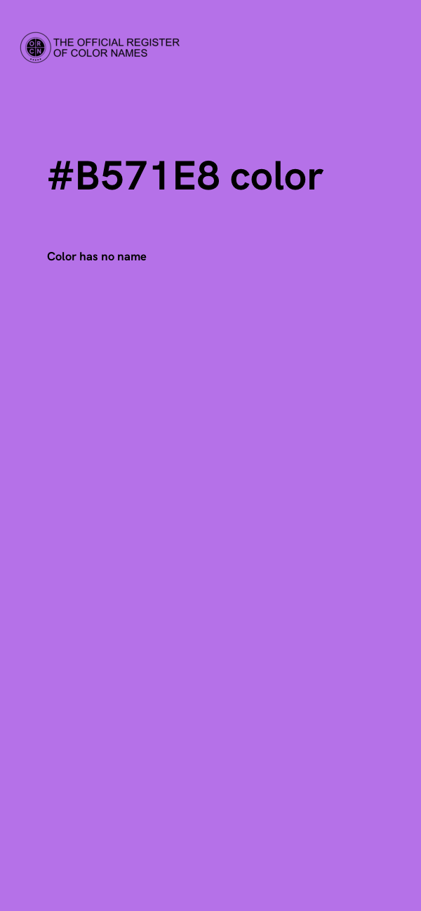 #B571E8 color image