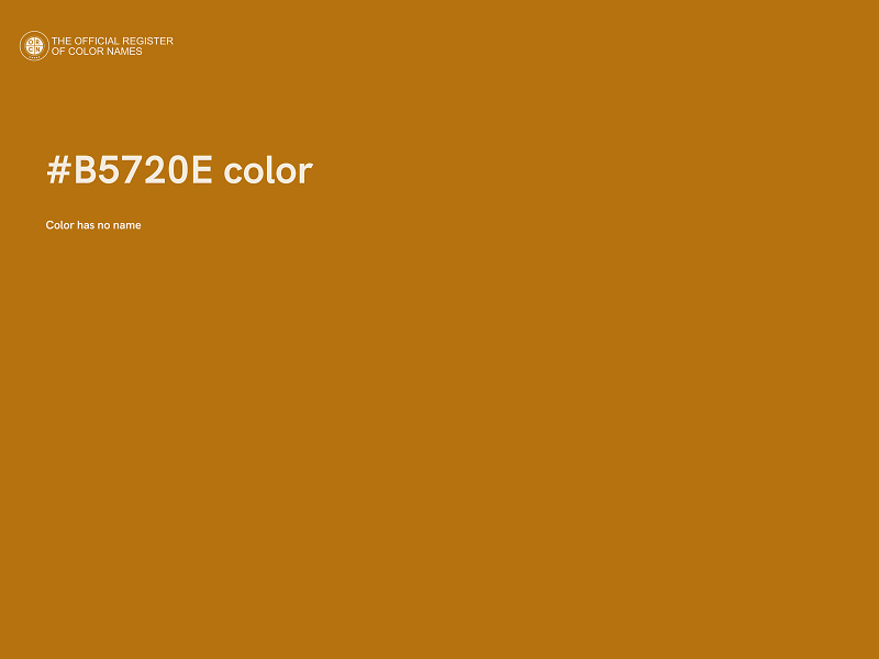#B5720E color image