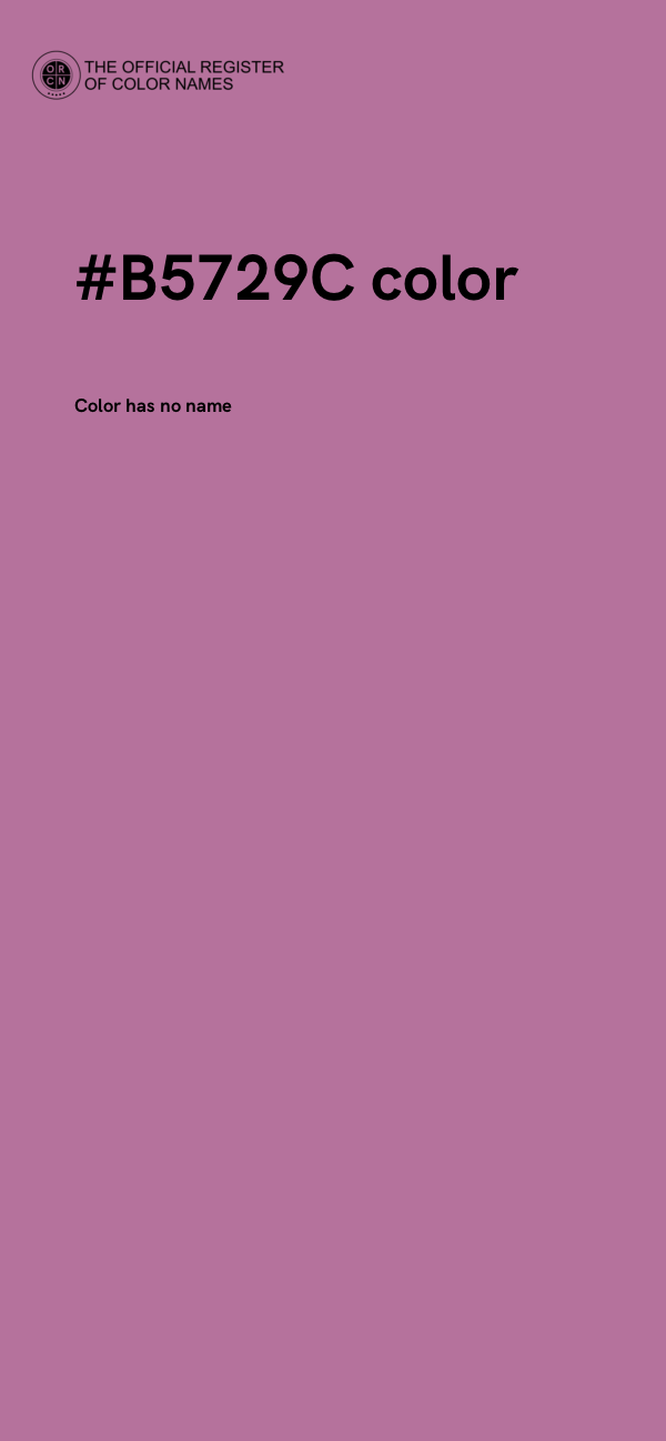 #B5729C color image