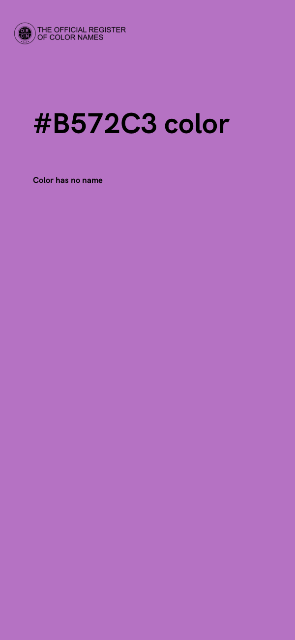 #B572C3 color image