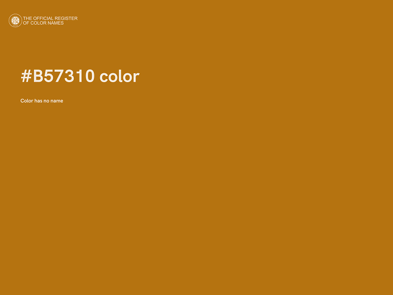 #B57310 color image