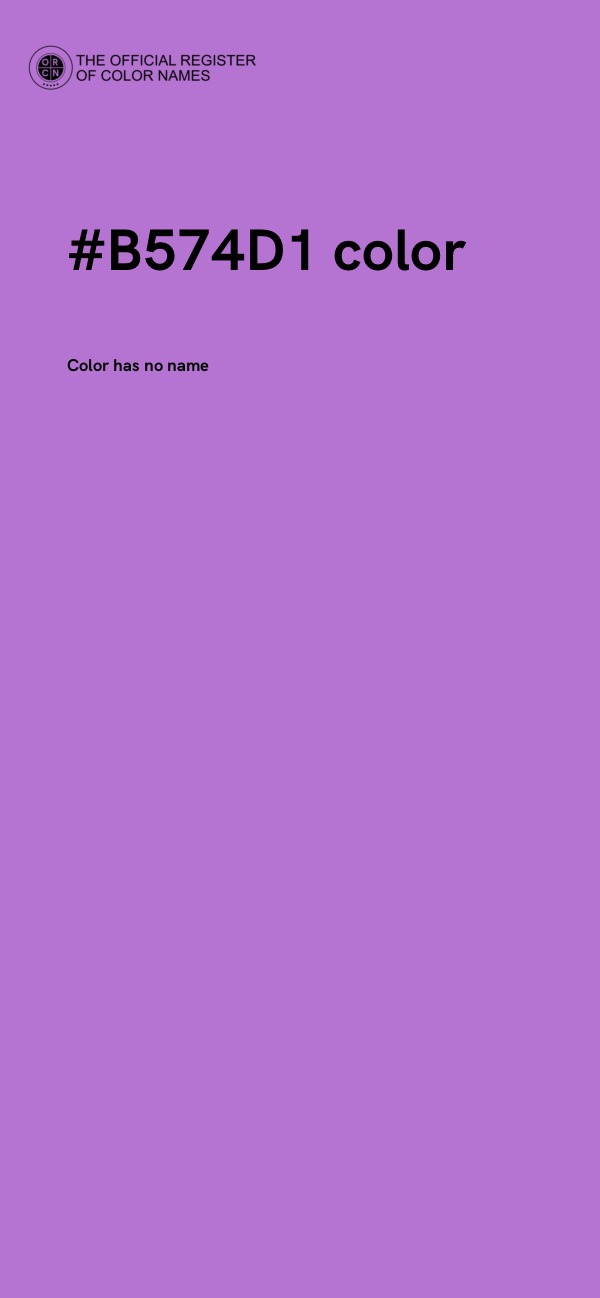 #B574D1 color image