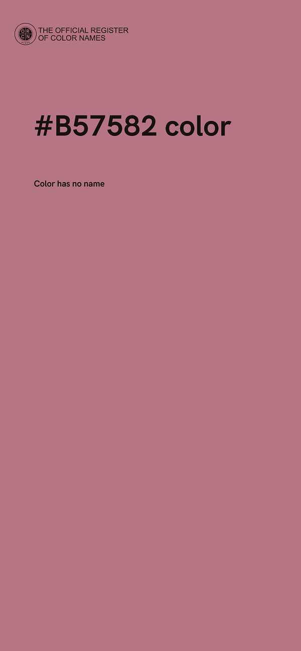 #B57582 color image