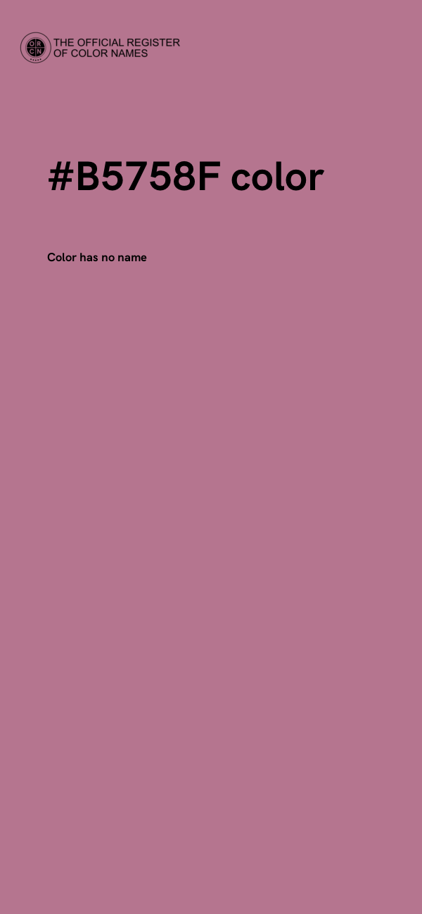#B5758F color image