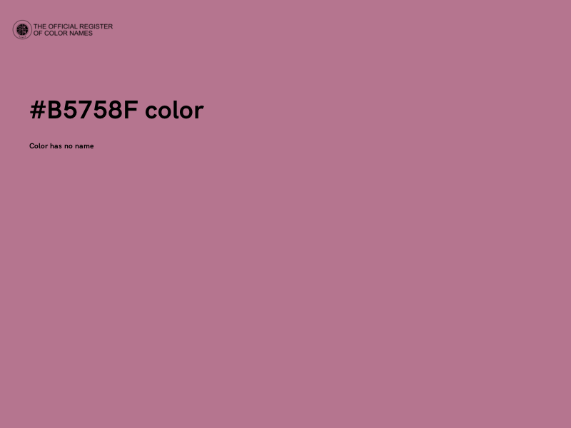#B5758F color image