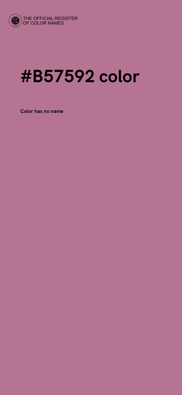 #B57592 color image